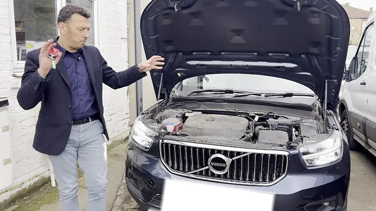 Volvo XC40 ready to go back on the road