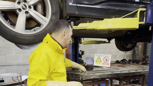 Audi e-Tron high-voltage battery